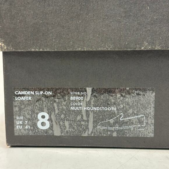 NIB J. Crew Camden Slip-On Loafer Harris Tweed Houndstooth Wool Multicolor 8 - Picture 9 of 9